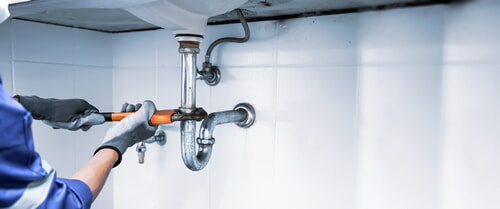 plumber doing a job